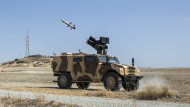 Linkeus project with Akeron firing operations on Sherpa vehicle. Kalo Chorio, Cyprus. September 29th 2022. © MBDA/Laurent Guichardon.