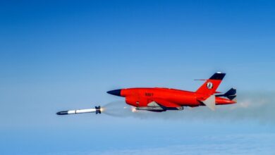 Solid Fuel Integral Rocket Ramjet (SFIRR) launched from a BQM-34 unmanned vehicle.