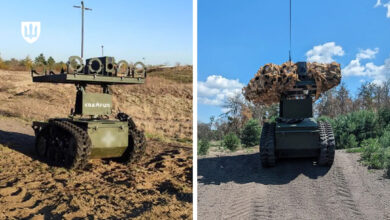 “Krampus” flamethrower UGV