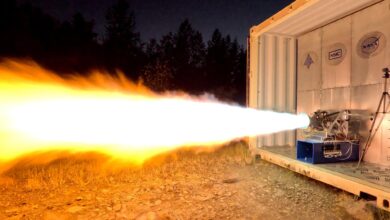 Hot-fire test of NFA's Mjölnir engine