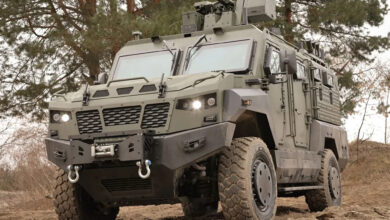The Gyurza-02 4x4 armored combat vehicle