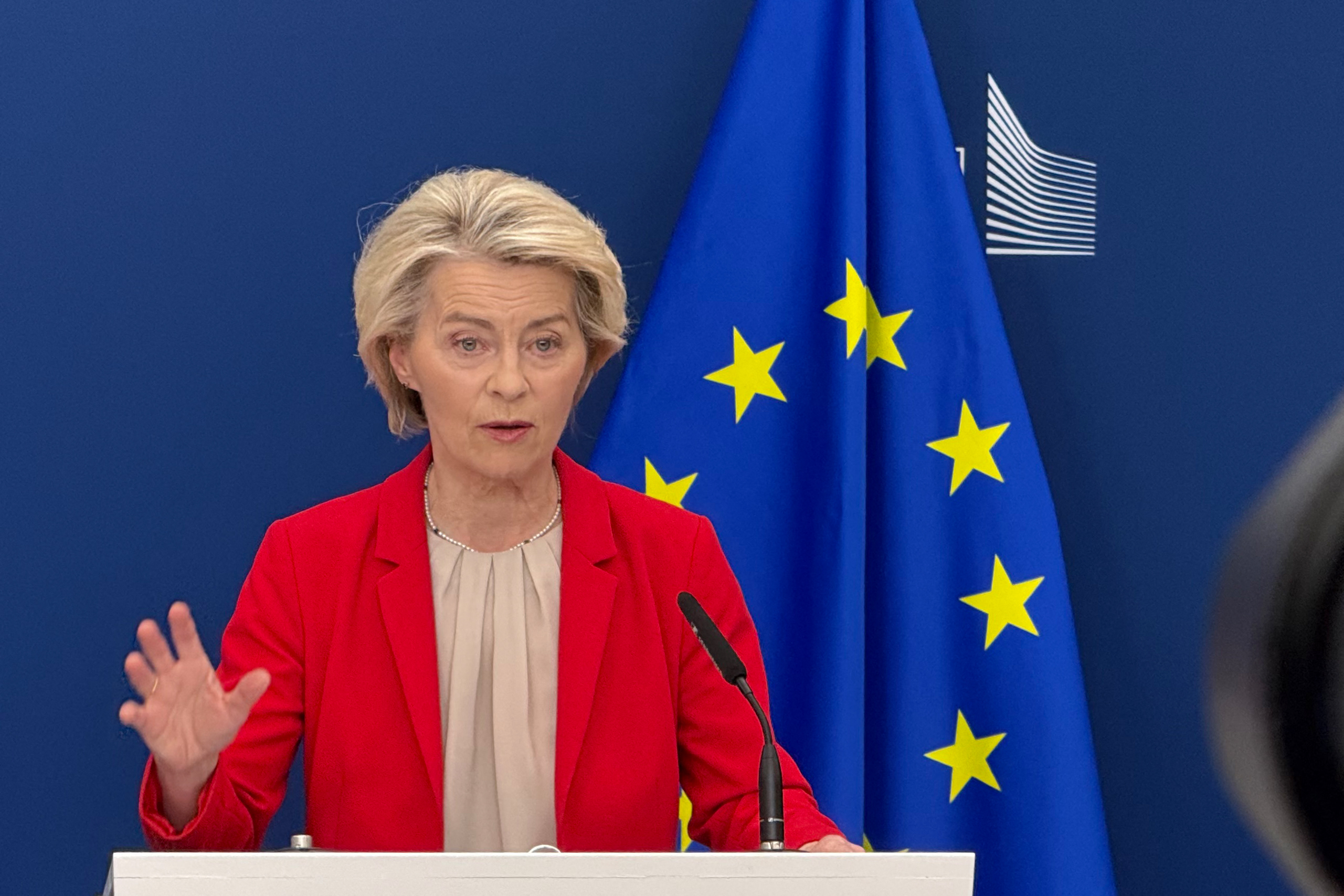 EU Commission President Ursula von der Leyen.
