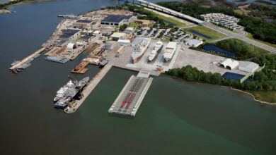 BAE Systems shipyard in Jacksonville, Florida