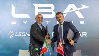 Leonardo and Baykar officials establish the LBA Systems joint venture on unmanned aerial systems by signing the deal at the Paris Air Show