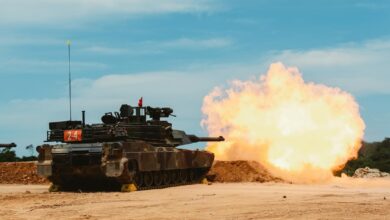 A Taiwanese Abrams main battle tank