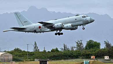 Patrol aircraft P-1 of Japan Maritime Self-Defense Force took off from the Marine Corps Air Station Kaneohe Bay During Exercise Rim of the Pacific(RIMPAC)2024,july9. Twenty-nine nations,40 surface ships,three submarines,14 national land forces, more than 150 aircraft and 25,000 personnel are participating in RIMPAC in and around the Hawaiian Islands,june27 to Aug.1.The world`s largest international maritime exercise,RIMPAC provides a unique training opportunity while fostering and sustaining cooperative relationships among participants critical to ensuring the safety of sea lanes and security on the world`s oceans.RIMPAC 2024 is the 29th exercise in the series that began in 1971.(Japan Maritime Self-Defense Force Photo by Petty Offiser 2nd Class Atsushi Mashima) Released Combined Joint Information Bureau(CJIB) Email:rimpac.cib.vi@gmail.com 808-520-4016 via DVIDS
