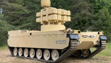 Type-X robotic combat vehicle