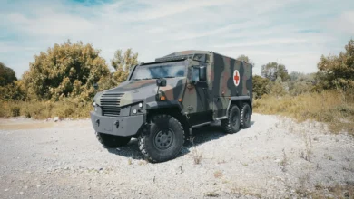 Eagle 6x6 in a medical vehicle variant. Photo: General Dynamics European Land Systems (GDELS)