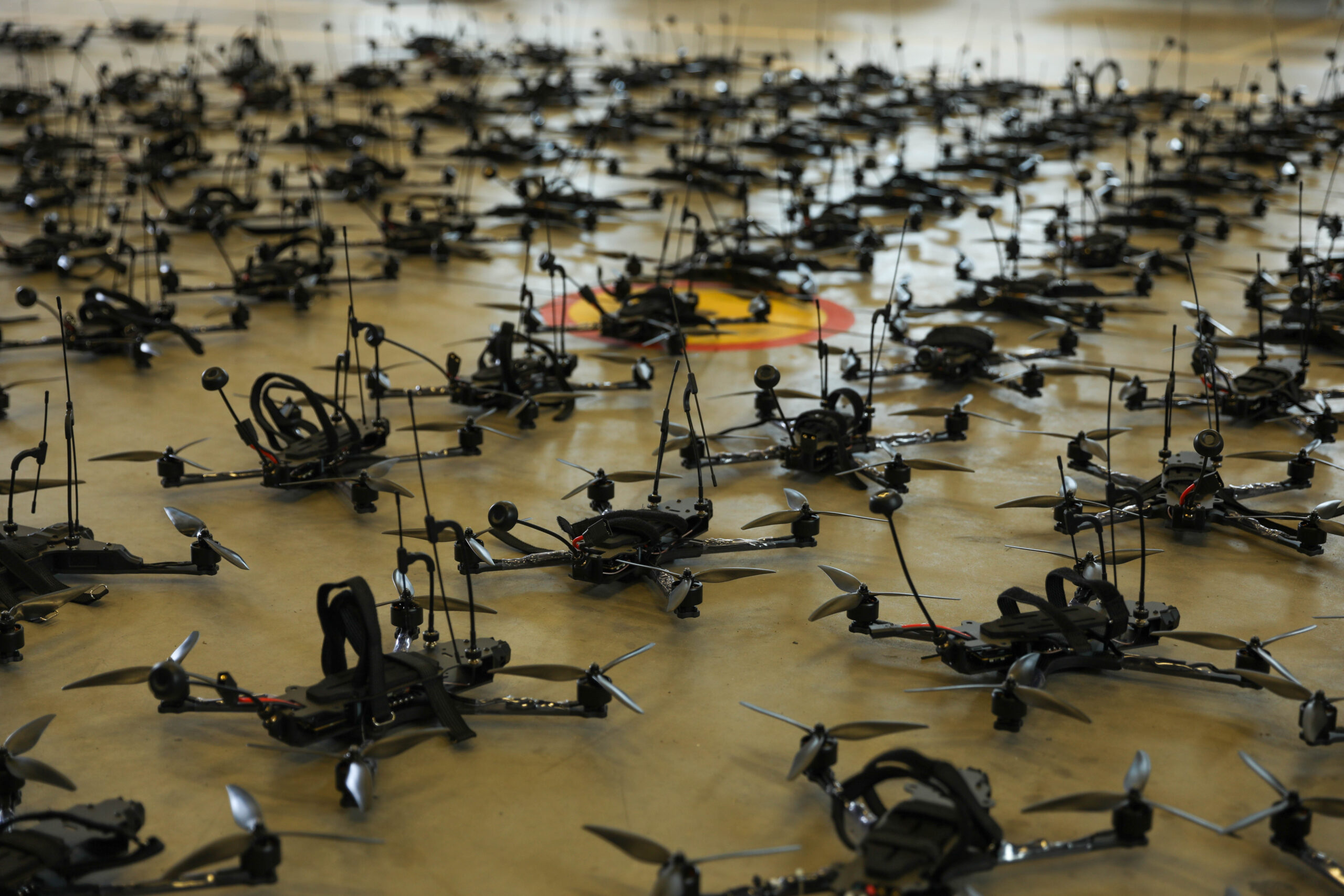 2nd Cavalry Regiment (2CR) showcases the future of warfare with a lineup of drones on August 7, 2025, at Balli Army Airfield, Germany. These unmanned aerial drones enhance reconnaissance capabilities and operations efficiency, reinforcing our commitment to modernizing the battlefield. (U.S. Army photo by Staff Sgt. Dylan Bailey)