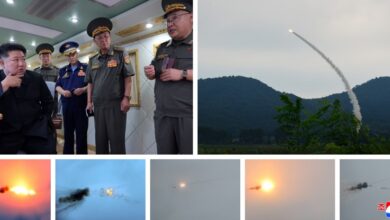 North Korea test-firing two types of new air defense missiles