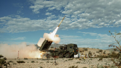 The Global Mobile Artillery Rocket System (GMARS) live-fired for the first time at White Sands Missile Range, New Mexico