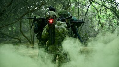VISAKHAPATNAM, Andhra Pradesh, India (April 4, 2025) U.S. Army Soldiers assigned to Bayonet Company, 1st Battalion, 5th Infantry Regiment, 1st Infantry Brigade Combat Team, 11th Airborne Division, and Indian Army Soldiers, under the command of Col. Yash Agrawal and assigned to the 4/8 Gurkha Rifles Infantry Battalion, 91st Infantry Brigade, conduct field evacuation training during Exercise Tiger Triumph near Visakhapatnam, India, April 4, 2025. Tiger Triumph is a joint and combined U.S.-India exercise focused on humanitarian assistance and disaster response readiness, and interoperability. The exercise enables U.S. and Indian armed forces to improve interoperability and bilateral, joint, and service readiness in the Indian Ocean region and beyond to support a free and open Indo-Pacific. (Courtesy of Indian Army)
