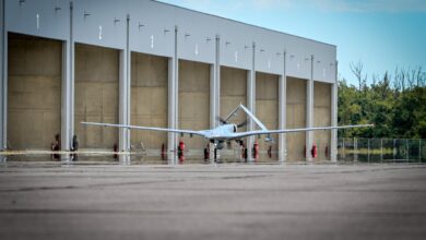 A Bayraktar TB2 unmanned aerial system