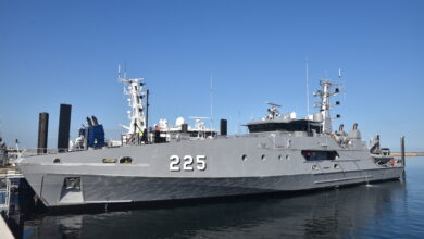 Evolved Cape Class Patrol Boat ADV Cape Spencer. (Image provided by Austal) *** Local Caption *** Defence has accepted the ninth Evolved Cape Class Patrol Boat built at Henderson shipyard in Western Australia, ADV Cape Spencer. Built by Austal Ships Pty Ltd under project SEA1445 Phase 1, the Evolved Cape Class Patrol Boats contribute to the whole of Government effort to protect Australia's borders and offshore interests. ADV Cape Spencer will work alongside other Royal Australian Navy and Australian Border Force vessels enhancing the capability for civil maritime surveillance and enforcement in Australian waters.