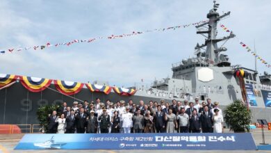 HD HII launches the second King Jeongjo-class 8,200-ton destroyer, Dasan Jeong Yak-yong, for the ROK Navy