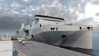 BMT's conceptual design of the Ellida Strike ship.