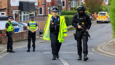 Authorities respond to a suspected terrorist attack in Manchester
