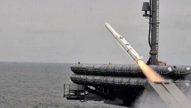 An ESSM Block 2 Missile