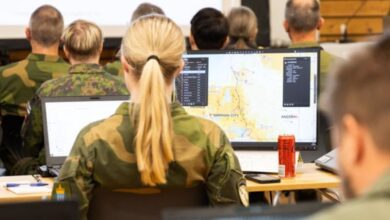 Students at the master’s programme in military studies at the Norwegian Defence University College.