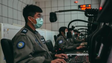 Operators in a control room. Photo: Taiwanese Ministry of Defense