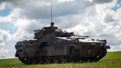 CINCU, Romania – An Italian Soldier assigned to the 1st Regiment Bersaglieri tank platoon, commands a Centauro B1 tank destroyer, during NATO Exercise Steadfast Defender 2021. The platoon recently arrived in Romania in support of the multinational exercise. Steadfast Defender 2021 is a NATO-led exercise involving over 9,000 troops from more than 20 NATO Allies and partners. The objective is to ensure that NATO forces are trained, able to operate together and ready to respond to any threat from any direction. NATO is taking the necessary measures to protect our armed forces. This includes COVID-19 precautions, such as pre-deployment testing and quarantining.