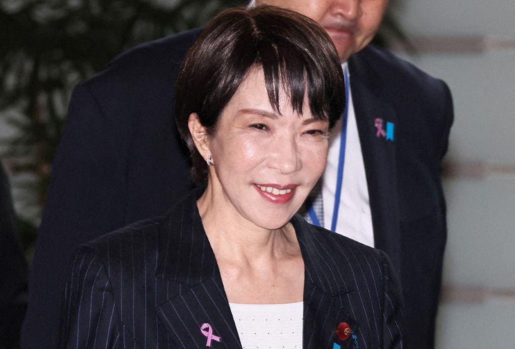 Japanese Prime Minister Sanae Takaichi
