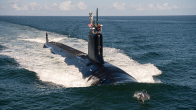 The USS Massachusetts (SSN 798), the Virginia-class nuclear-powered fast-attack submarine. Photo: HII