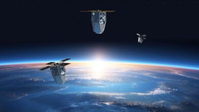 Military space satellites