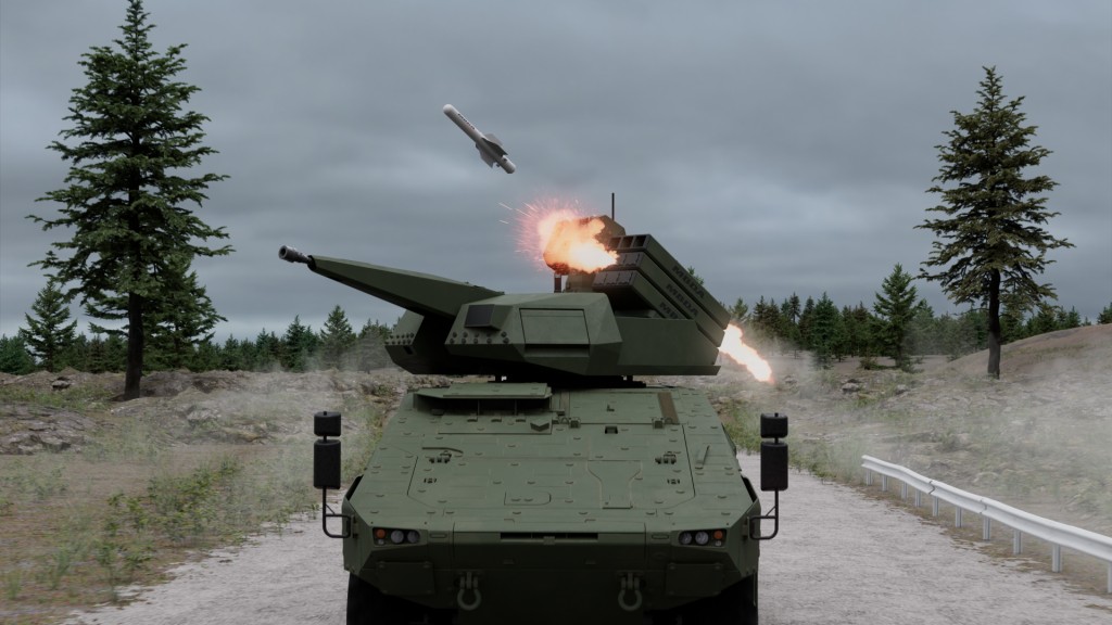 DefendAir anti-drone guided missile system