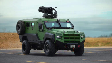 Senator Mine Resistant Ambush Protected (MRAP) vehicle. Photo: Roshel