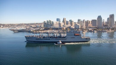 John Lewis-class fleet replenishment oiler USNS Lucy Stone (T-AO 209)
