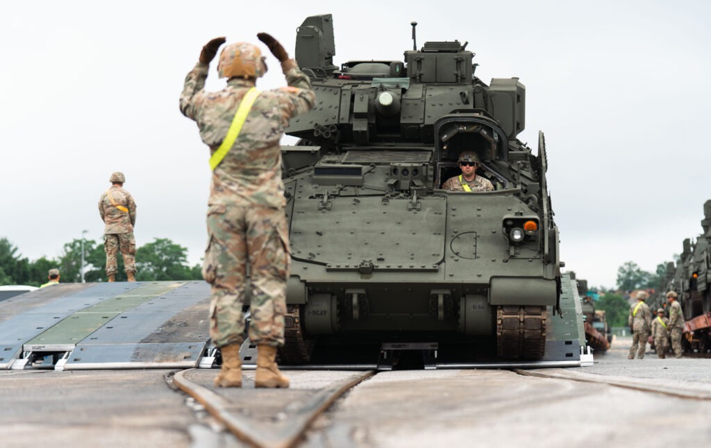 US Army M2 Bradley Fighting Vehicle