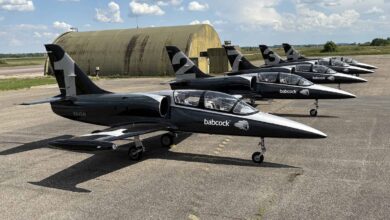 Five L-39 aircraft from Babcock