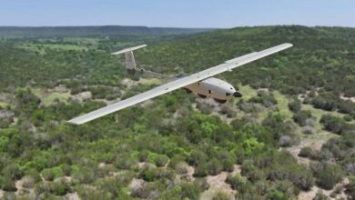 A Stalker XE Block 25 UAV in flight