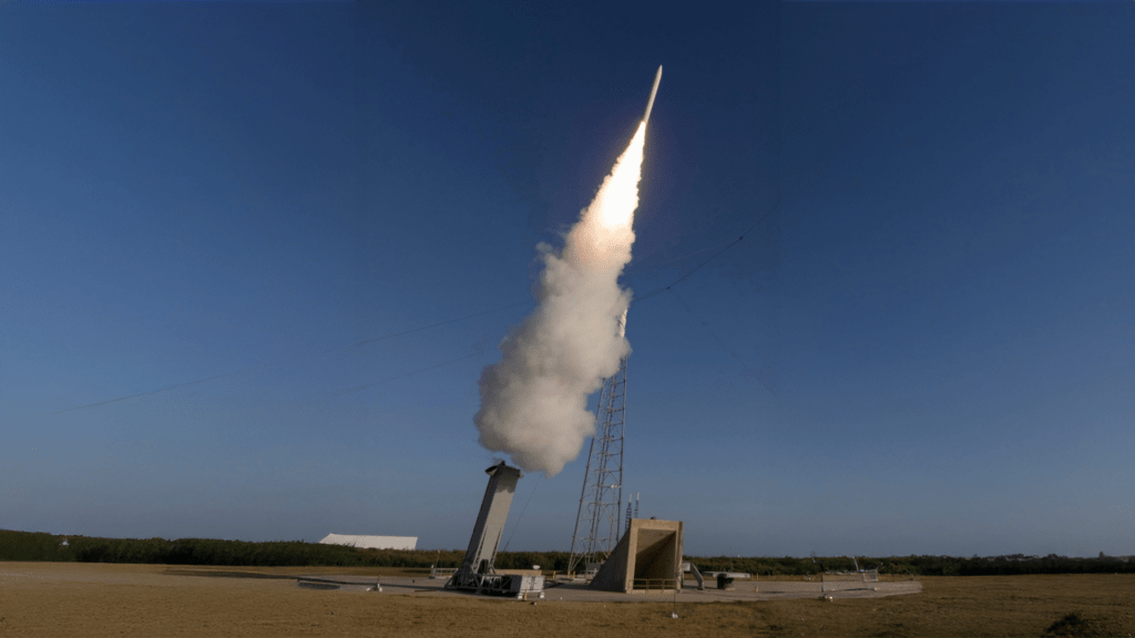 First launch of of the Conventional Prompt Strike (CPS) missile using the cold-gas launch approach