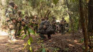 U.S. Army Soldiers assigned to the 1st Battalion, 27th Infantry Regiment, 2nd Mobile Brigade, 25th Infantry Division, familiarize themselves with their roles as the opposing force during the Joint Pacific Multinational Readiness Center Rotation 26-01 at Schofield Barracks, Hawaii, Nov. 6, 2025. The United States Army Pacific (USARPAC) conducted Joint Pacific Multinational Readiness Center (JPMRC) Rotation 26-01 from Nov. 3 - 17, 2025, in and around the Hawaiian island chain. This exercise is designed to validate the combat readiness of the 3rd Mobile Brigade (3MBDE), 25th Infantry Division Artillery (DIVARTY), and the 125th Division Signal Battalion in a joint, multinational, multi-domain training environment. JPMRC 26-01 integrated U.S. forces, multinational partners, and joint capabilities to train tactics, techniques, and procedures required to dominate jungle and archipelagic terrain during large-scale combat operations. The exercise underscores the U.S. Army’s commitment to ensuring regional security and strengthening partnerships in the Indo-Pacific area of responsibility. (U.S. Army photo by Sgt. Duke Edwards)