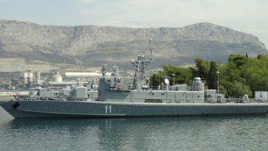 Croatian Navy's missile boat