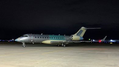 A Bombardier Global 6500 aircraft for the US Army’s High Accuracy Detection and Exploitation System (HADES) program