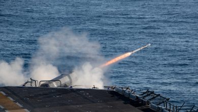 USS Boxer Conducts Rolling Airframe Missile System live fire operations