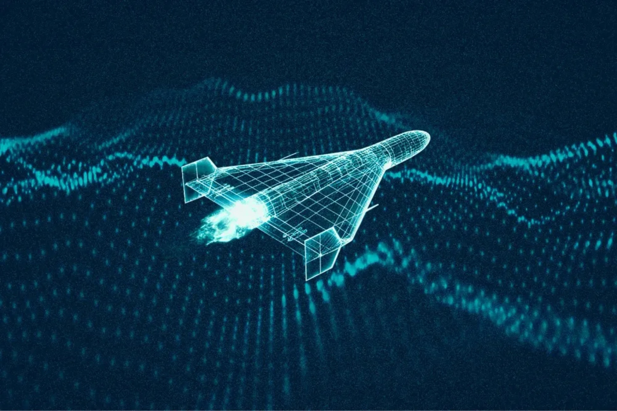 A digital model of the Shahed kamikaze drone. Photo: Ukrainian Ministry of Defence