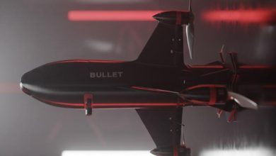 Close-up view of the Bullet one-way interceptor.