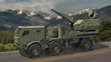 A Tatra Force military truck equipped with Aselsan Korkut air defense system