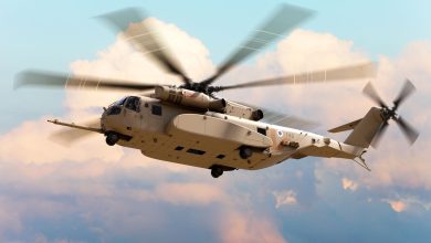 A CH-53K helicopter