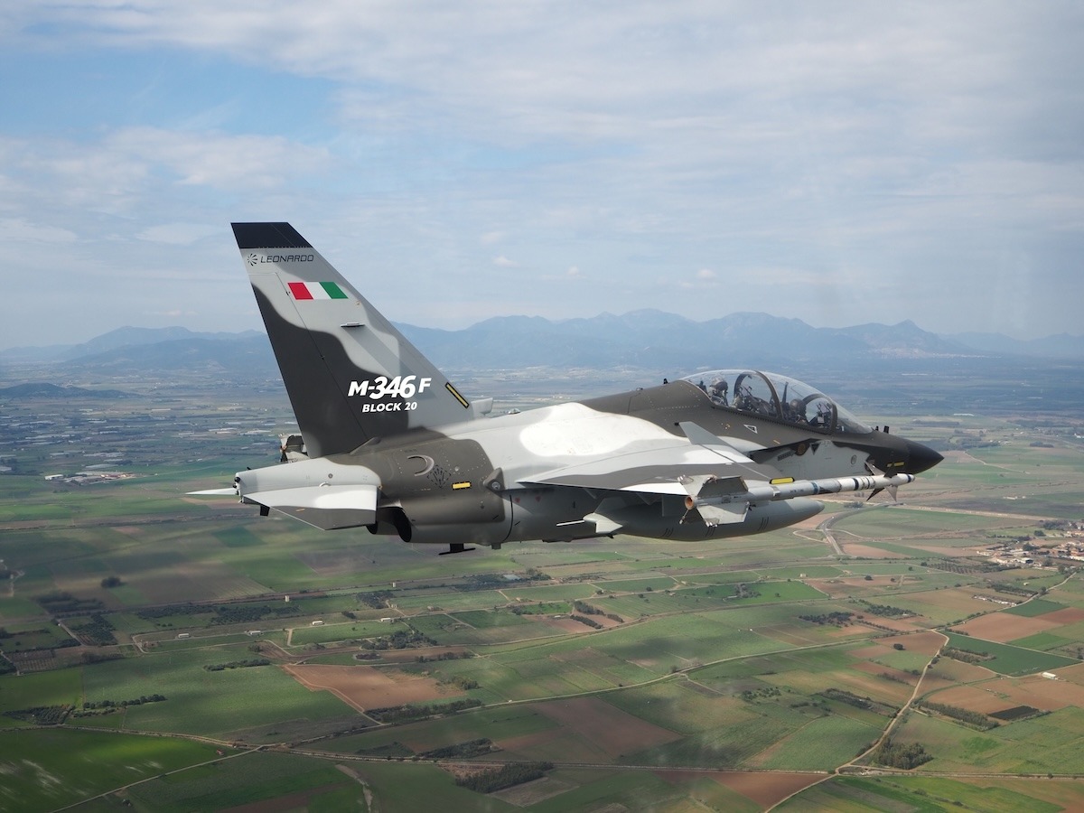 M-346F aircraft.
