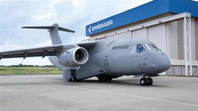 Republic of south Korea's first C-390 Millennium military transport aircraft