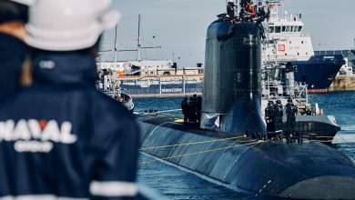 Shipbuilders on a submarine
