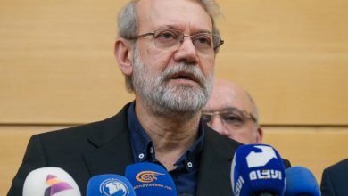 Ali Larijani, Secretary of Iran's Supreme National Security Council, in Beirut, Lebanon