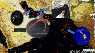 Satellite view over the Strait of Hormuz. Photo: MizarVision