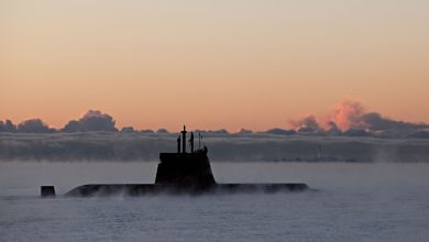 submarine satellite communication terminal