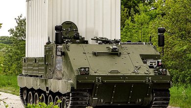 Armored combat support vehicle